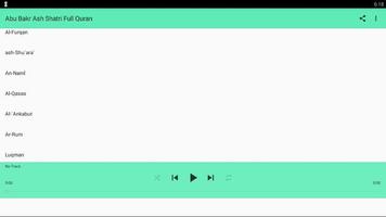 Complete Quran Recitation Abu Bakr Al Shatiri captura de pantalla 2