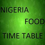 Nigeria Food TimeTable icône