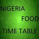 Nigeria Food TimeTable APK