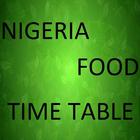Nigeria Food TimeTable icon