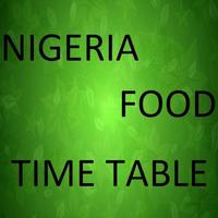 Nigeria Food TimeTable poster