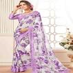 Georgette Saree Floral Designs
