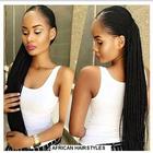 African Hairstyles; Braids, Twist & Cornrows icône