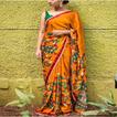 Crepe Saree Fashion Styles
