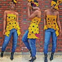 Ankara Tops + Jeans styles capture d'écran 3