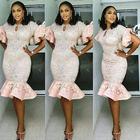 Ankara & Lace Short Dresses Style icon