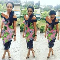 Ankara & Lace Short Dresses Style poster