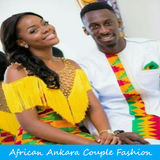 African Ankara Couple Fashion icône