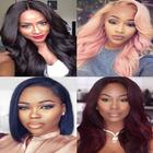 Sew-In Hairstyles. icon