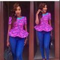 Ankara Tops on Jean Styles.