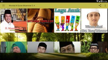 برنامه‌نما Murotal Al Quran Moammar Z. A عکس از صفحه