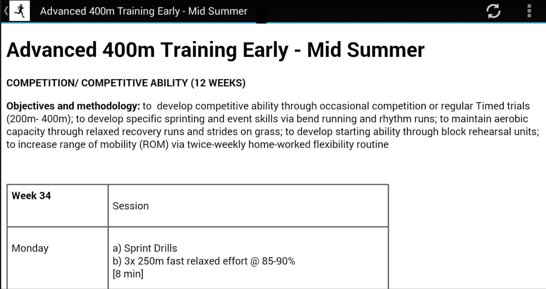 400m Sprint Training for Android - APK Download
