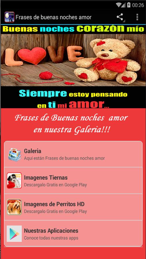 Descarga de APK de Frases de buenas noches amor para Android Descarga de APK de Frases de buenas noches amor para Android