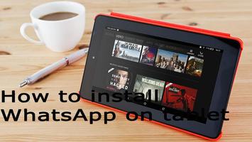 Guide WhatsApp on Tablet-poster