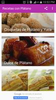 Recetas con Plàtano poster