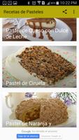 Recetas de Pasteles capture d'écran 1