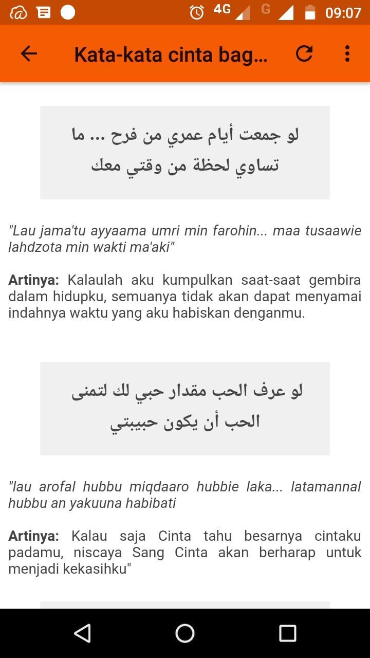 Kata Kata Cinta Bahasa Arab For Android Apk Download