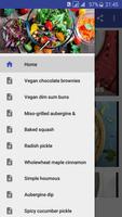 Vegan recipes poster