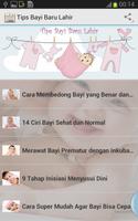 Tips Bayi Baru Lahir capture d'écran 2