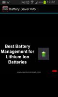 Battery Saver Info Affiche