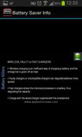 Battery Saver Info captura de pantalla 3