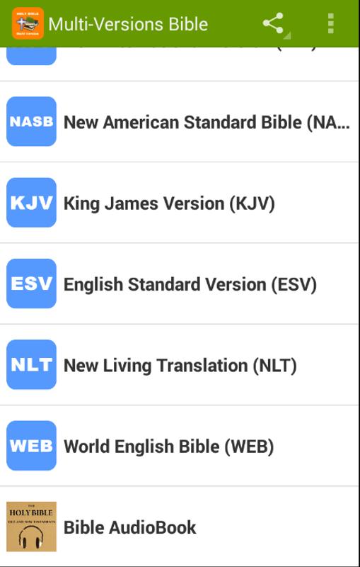 Multi Version Bible Free Download KJV NKJV NIV NLT for ...