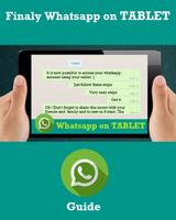 Guide WhatsApp to Tablet Plakat