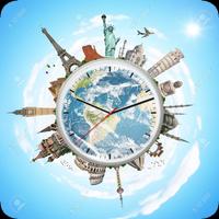 Horloge mondiale Affiche