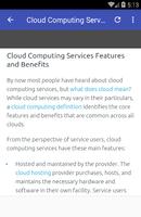 Cloud computing capture d'écran 1