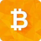 Bitcoin price chart icon