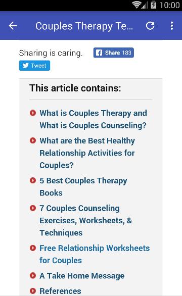 Exercises marriage counseling 23 Couples