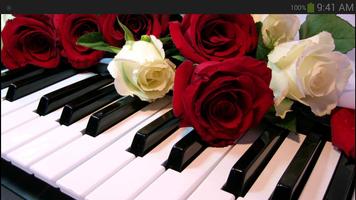 Papel pintado de piano Poster