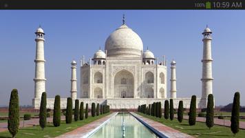 برنامه‌نما Taj Mahal Wallpaper عکس از صفحه