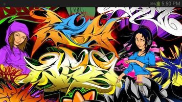 Graffiti Wallpaper اسکرین شاٹ 2