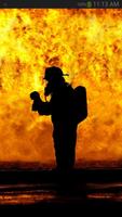 Firefighter Wallpaper पोस्टर