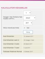 Kalkulator Kehamilan Terlengkap capture d'écran 1