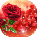 Rosas Rojas de amor saludos y feliz aniversario APK
