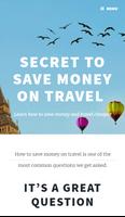 Save Money On Travel plakat
