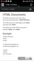HTML TUTORIAL OFFLINE APP screenshot 3