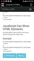 JavaScript TUTORIAL OFFLINE imagem de tela 3