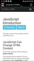 JavaScript TUTORIAL OFFLINE screenshot 1
