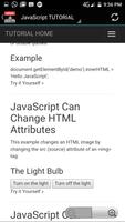 JavaScript TUTORIAL OFFLINE imagem de tela 2