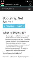 Bootstrap TUTORIAL OFFLINE APP Affiche