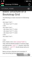 Bootstrap TUTORIAL OFFLINE APP ảnh chụp màn hình 2