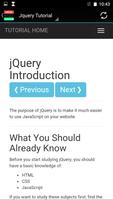 Jquery Full Tutorial Offline screenshot 1