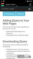 Jquery Full Tutorial Offline ảnh chụp màn hình 2