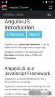 Angular JS Tutorial Offline screenshot 1