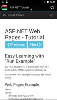 ASP NET Full Offline Tutorial capture d'écran 1