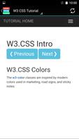 W3 CSS Tutorial OFFLINE capture d'écran 1