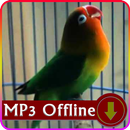 Suara Burung Lovebird Offline Terapi Macet Bunyi APK